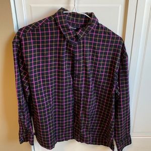 Madewell Flannel Westlake Shirt in Stoppard Plaid